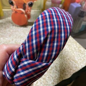 Colorful Plaid Fabric Headband